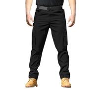 Work Trousers for Men with Pockets Hiking Walking Combat Pants Lightweight-Walking Straight Leg Trousers Solid Color Sports Sweatpants Lightweight Breathe Pull Up Work Formal Pants