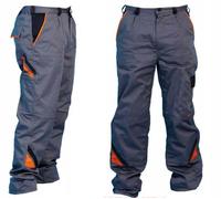 Work trousers to the waist grey PROFESSIONAL strong triple seams 52 98cm