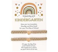 Work Watch for Men First Day Of School Bracelet Back To School Bracelet Handwoven Bracelet Golden Love Couple Friendship Parent Child Hand Rope Heart Bracelet Back To Intelligent Watches (A, One Size)