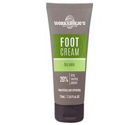 WORKAHOLIC’S Premium 20% Urea Complex Foot Cream with Glycerin, Almond Oil, Shea for Dry Cracked Feet, 75ml
