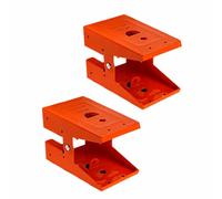 ＡＷＨＡＯ Workbench Sawhorse Clamp Connector for Secure Wooden Board Positioning in Carpentry Workbench Builds Cold Rolled Steel Bracket with Multiple Mounting Holes Suitable for Workshop Tasks