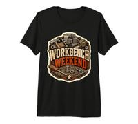 Workbench Weekend Garage Tools Premium T-Shirt