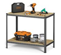 Workbench with 600kg Capacity - VonHaus Heavy Duty Garage Workbench with Storage