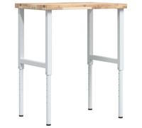 vidaXL Workbench Wooden Work Table Work Bench Solid Wood Acacia Rectangular