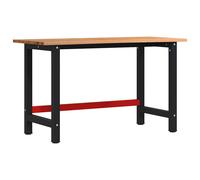 Workbench Wooden Work Table Work Tool Bench Workstation Solid Wood Oak vidaXL