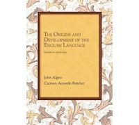 Algeo/Butcher – Workbook: Problems for The Origins and Development of the English Language – 7th Ed.