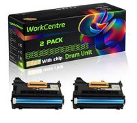 WorkCentre 3655S Compatible for Xerox Drum Unit with Chip Phaser 3610 WorkCentre 3615 WorkCentre 3655 WorkCentre 3655i WorkCentre Printers (2-Pack Black)