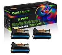 WorkCentre 3655S Compatible for Xerox Drum Unit with Chip Phaser 3610 WorkCentre 3615 WorkCentre 3655 WorkCentre 3655i WorkCentre Printers (3 Pack Black)