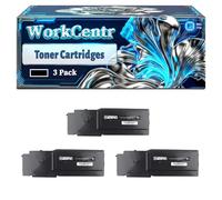 WorkCentre 6605 Toner Cartridges Compatible for Xerox Phaser 6600 6600DN WorkCentre 6605 6605DN Printers, With Chip Large Capacity 9000 Pages (3 Pack Black)
