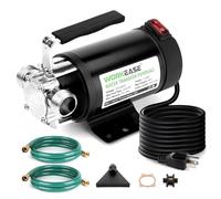 WORKEASE 230V 1/10HP Electric Water Pump with Switch 6ft Water Hoses Kit, Water Pump to Empty Pool Tub and Pool,for Watering and Cleaning