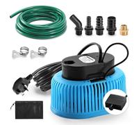 WORKEASE 850GPH Water Pump Automatic On Off, Automatic Submersible Pump with 5 Hose Adapters, 23FT Drain Hose, 25FT Power Cord, Sump Pump for Draining of Pool Covers, Ponds, Tubs