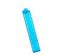 WORKER 18-Round Slanted Talon Magazine for Nerf Pro Torrent & Phoenix Blaster (Transparent Blue, 18 Rounds, No Adapter Needed for Phoenix)