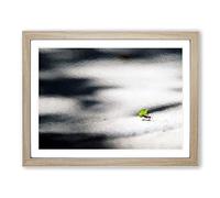 Worker Ant By Modern Art Framed Print | A3 Oak Framed Wall Art | Ready to Hang | Modern Nature Picture | Living Room Bedroom Lounge Office