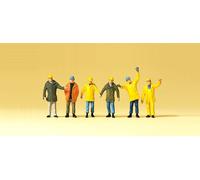 Workers in Protective Figure set TT gauge Preiser 75030