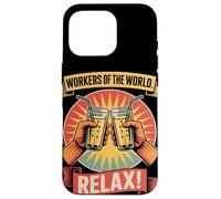 Workers of the World Relax Labor Day Case for iPhone 16 Pro
