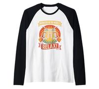 Workers of the World Relax Labor Day Raglan Baseball Tee