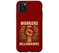 Workers Over Billionaires Union Flower Power Statement Case for iPhone 11 Pro Max