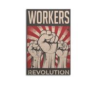 Workers Revolution Poster Poster Decorative Painting Canvas Wall Posters And Art Picture Print Modern Family Bedroom Decor Posters 12x18inch(30x45cm)