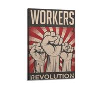 Workers Revolution Poster Poster Decorative Painting Canvas Wall Posters And Art Picture Print Modern Family Bedroom Decor Posters 08x12inch(20x30cm)