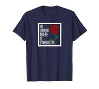 Workers Strike Union Strength Laborer Trade Union Labor T-Shirt, Men, Navy Blue, 5X-Large