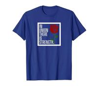Workers Strike Union Strength Laborer Trade Union Labor T-Shirt, Men, Royal Blue, XX-Large