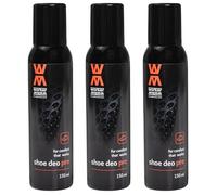 WorkerWalker Shoe Freshener & Deodoriser with Silver Nanoparticles, Mint Scent, 3x150ml, For, Shoe Deodorizer Spray for Smelly Feet, Eliminates Odours, Anti Odour, Worker Walker