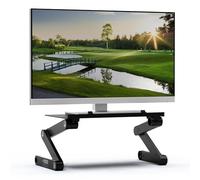 WorkEZ Monitor Stand for Desk - Single Monitor Mount Height Adjustable Monitor Stand Computer Monitor Riser for Single Computer Monitor Stand Ergonomic computer monitor stand for desk monitor mount