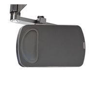 WorkEZ Mouse Pad, Ambidextrous Adjustable Removable Clamp Mouse Platform for WorkEZ Ergonomic Laptop Stand, Lap Desk Extender Mouse Tray Under Desk