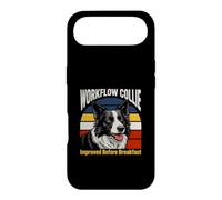 Workflow Collie Improved Before Breakfast Humor Dog Case for iPhone Air