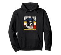 Workflow Collie Improved Before Breakfast Humor Dog Pullover Hoodie