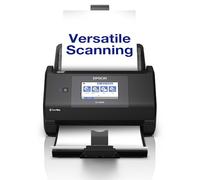 WorkForce ES-590W Wireless Document Scanner | 45ppm / 90ipm | 100-Sheet Auto Document Feeder | 10.9cm Touchscreen| Colour | Wirelessly Scan to Multiple Locations | Up to A4