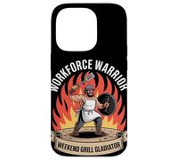 Workforce Warrior Weekend Grill Gladiator Labor Day Case for iPhone 14 Pro