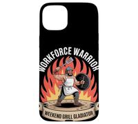 Workforce Warrior Weekend Grill Gladiator Labor Day Case for iPhone 15 Plus