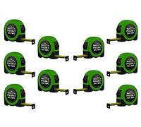 WorkGearUK Pro Lite 5 tape measre 10 Pack 5m/16ft-25mm Blade WG-TM01/10 Pack