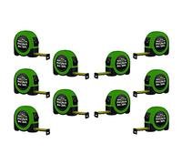 WorkGearUK Pro Lite 8 Tape Measure 10 Pack 8m/26ft-25mm Blade WG-TM02/10 Pack