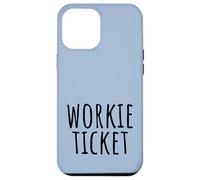 Workie Ticket N.East Greeting Geordie Dialect Pastel Blue Case for iPhone 12 Pro Max