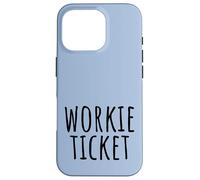 Workie Ticket N.East Greeting Geordie Dialect Pastel Blue Case for iPhone 16 Pro