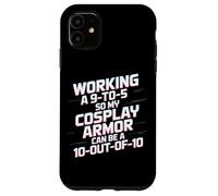 Working 9-to-5 Cosplay Armor Hobby Enthusiast Case for iPhone 11