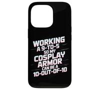 Working 9-to-5 Cosplay Armor Hobby Enthusiast Case for iPhone 13 Pro