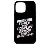 Working 9-to-5 Cosplay Armor Hobby Enthusiast Case for iPhone 13 Pro Max