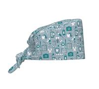 Working Caps Dental Clinic Tools Teeth Tooth Soft Sweat Absorption Cap Fashional Women'S Turban For Men Adult Coffee