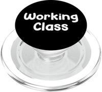 Working Class Blue Collar Work Ethic Saying Design PopSockets PopGrip for MagSafe