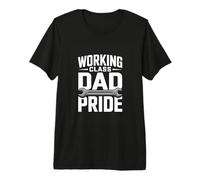 Working Class Dad Pride Blue Collar Fatherhood Premium T-Shirt