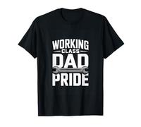 Working Class Dad Pride Blue Collar Fatherhood T-Shirt