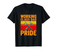 Working Class Dad Pride Retro Tools Father T-Shirt