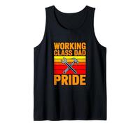 Working Class Dad Pride Retro Tools Father Tank Top
