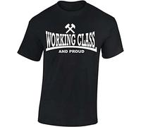 Working Class T Shirt Skinhead Oi Punk Streetpunk Skin Head 1969 Black Black S