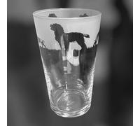 Working Cocker Spaniel Frieze Boxed 1 Pint Conical Beer Glass