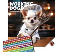 Working Dogs Calendar 2026 From The Funny Animals Collection. Large Square Wall Calendar With Organisational Stickers, 16 Month, Funny Dog Calendar