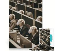 Working Factory 1000 Piece Jigsaws for Adults Brain Training Fun Clean Cut Sturdy Components Calming Mental Break Activity (38x26cm)